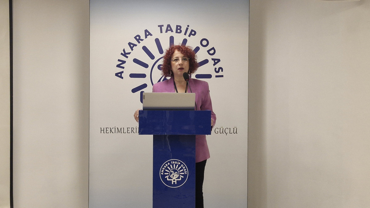 Ankara Tabip Odası Yönetim Kurulu Başkanı Dr. Mine Coşkun