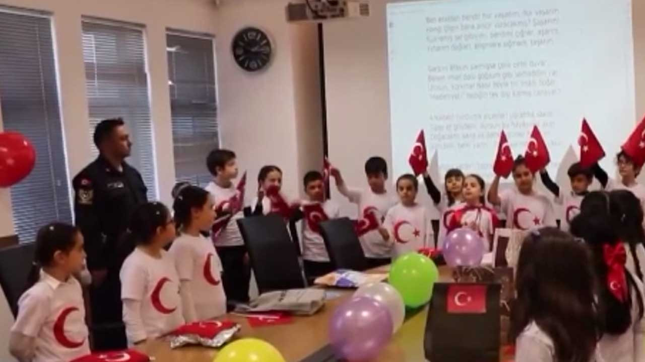 Kırşehirli miniklerden Mehmetçik’e destek