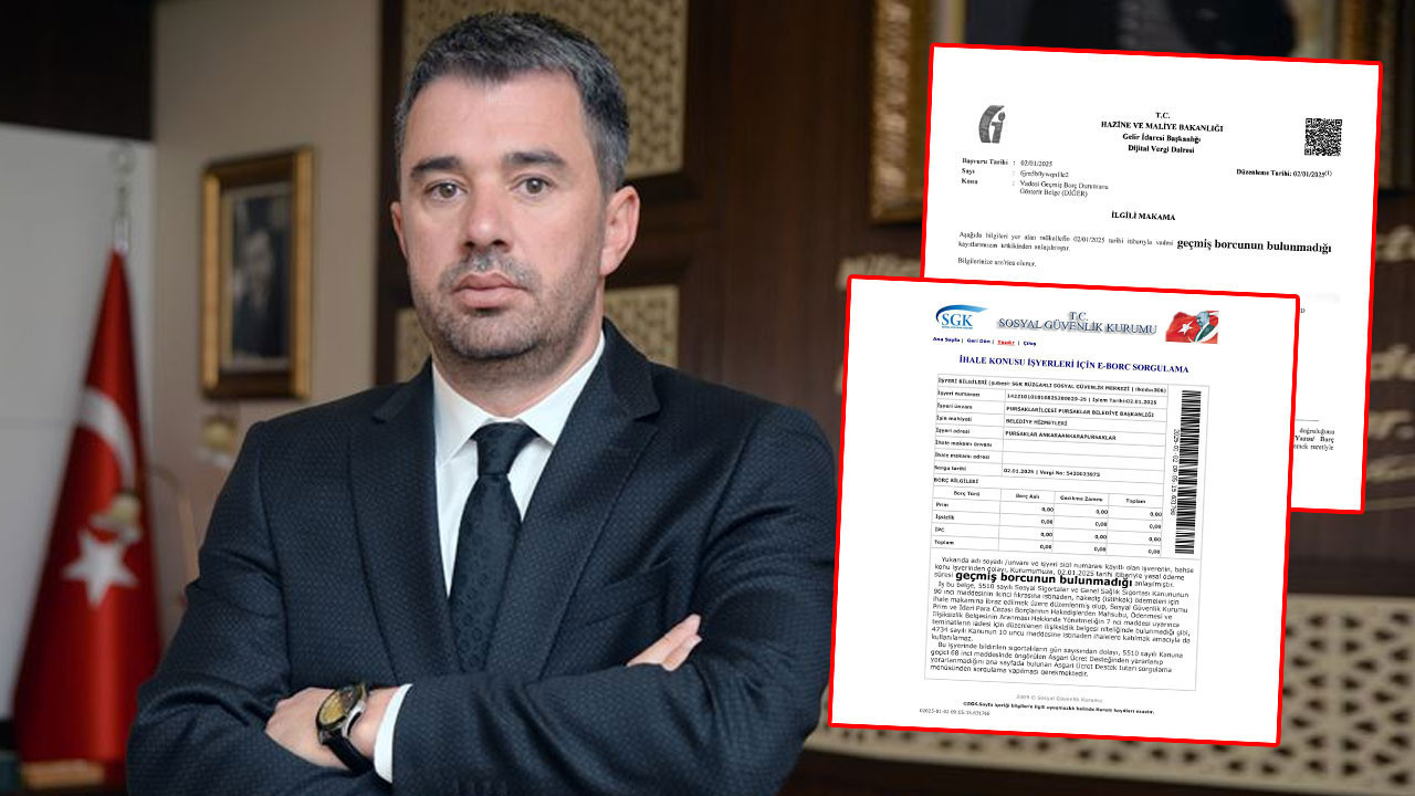 Ertuğrul Çetin paylaştı: Pursaklar'ın SGK ve vergi borcu yok