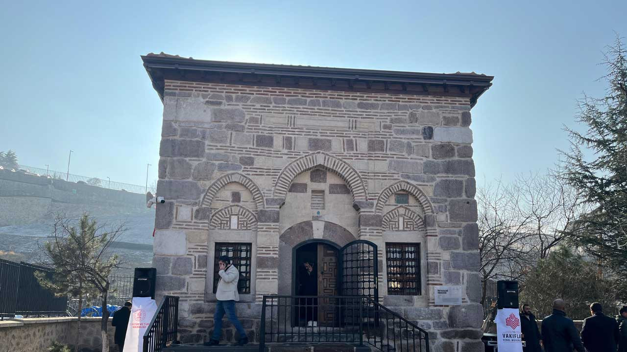 Ankara İsfahani Mescidi yeniden ibadete açıldı