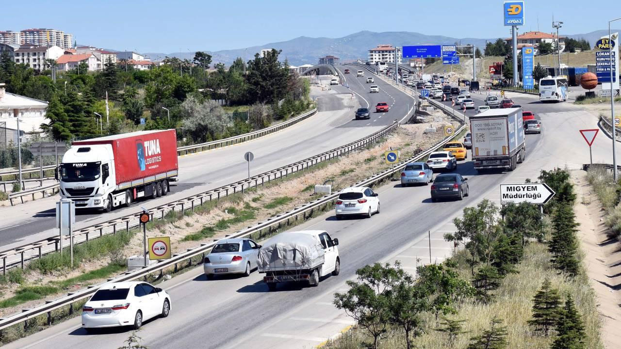 Ankara - Kırıkkale istikameti trafiğe kapatıldı