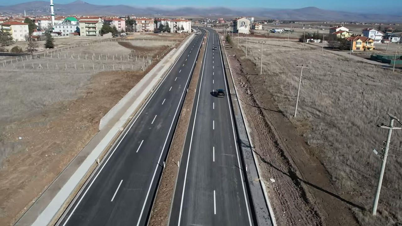 Çubuk-Şabanözü kara yolunda çalışmalar tamamlandı