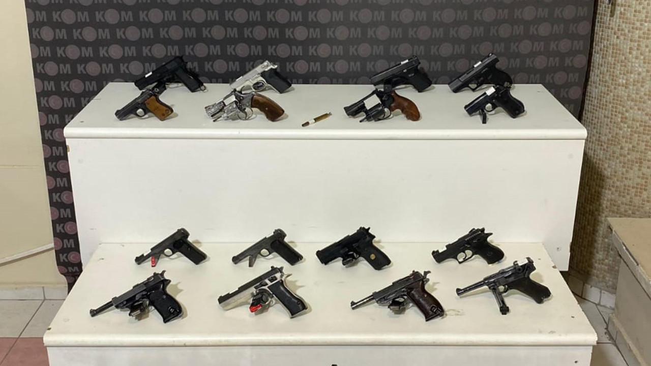 Kırıkkale'de evden cephanelik çıktı