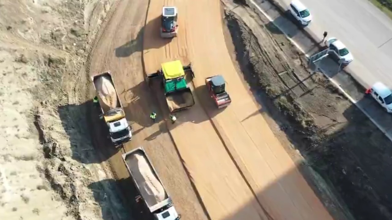 Beypazarı'nda üstyapı çalışmaları tamamlandı! ABB de destek verdi!