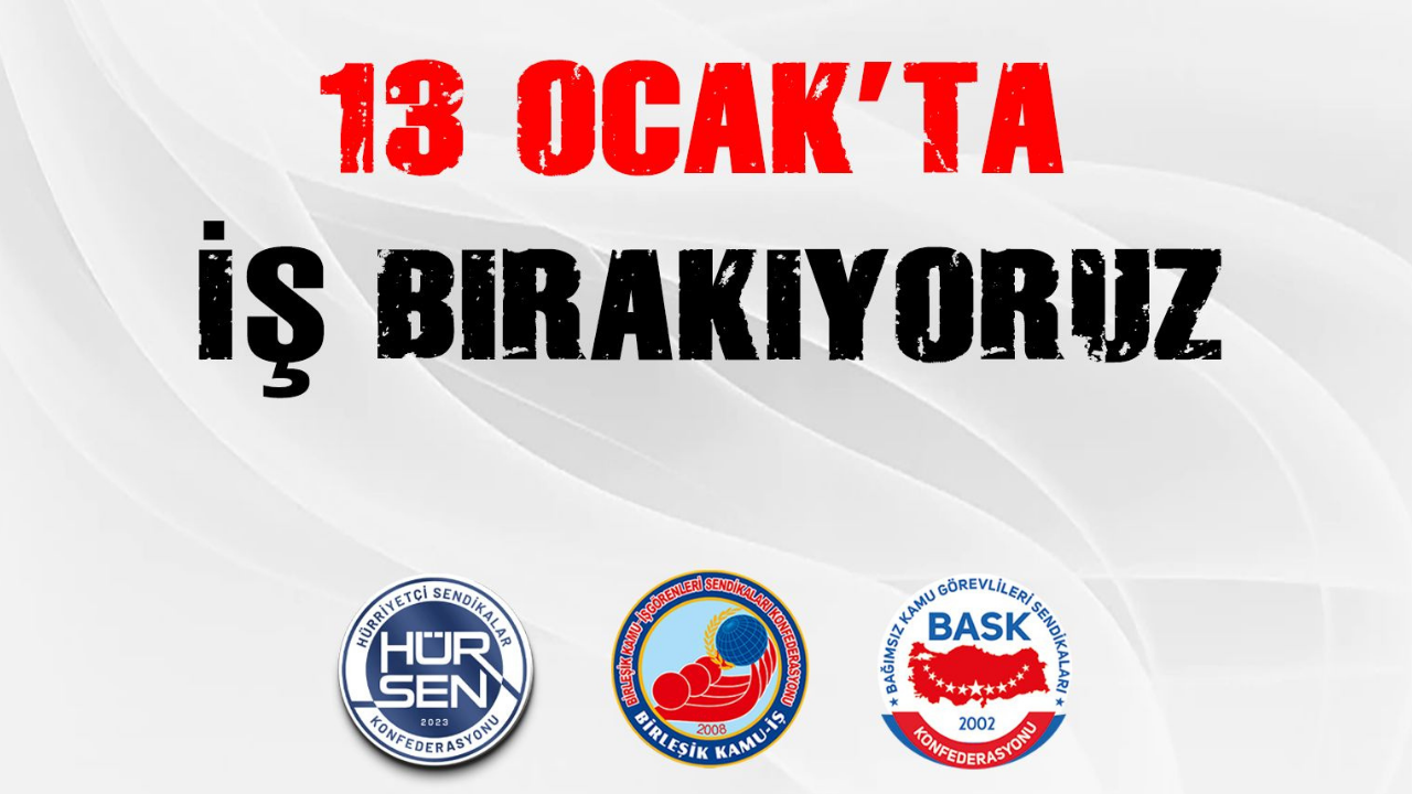 Kamu emekçilerinden ortak tepki: İş bırakma eylemiyle hükümete uyarı!