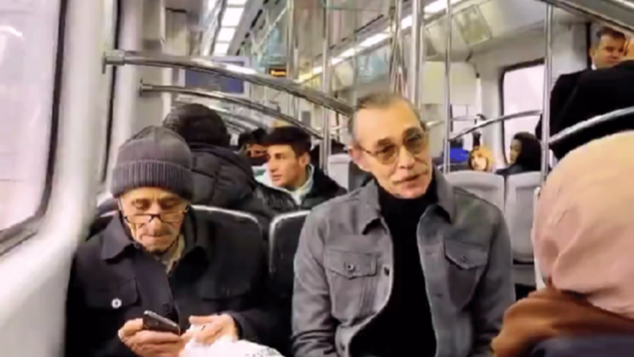 Başkan Beşikçioğlu, metroya bindi, vatandaşlarla sohbet etti