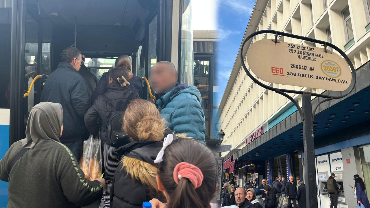 Ankara otobüs duraklarında sıra ihlali: Duraklarda sıra düzeni kalmadı