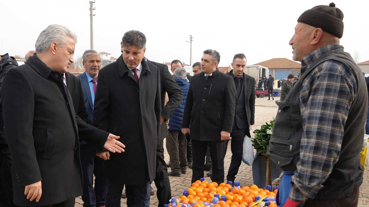 Kırıkkale Valisi Mehmet Makas, Çerikli Beldesinde esnaf ve vatandaşlarla buluştu