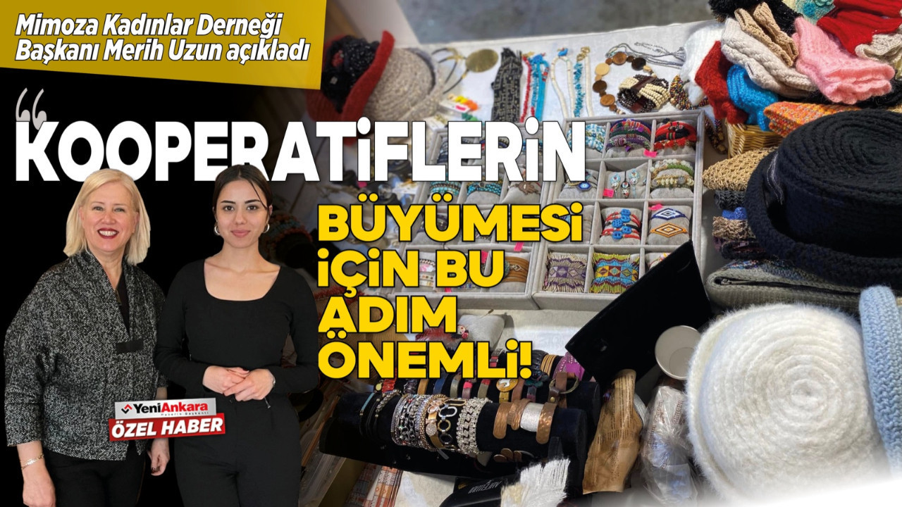 Mimoza Kadınlar Derneği Başkanı Merih Uzun: Kooperatifler ekonomik bağımsızlık için kilit nokta