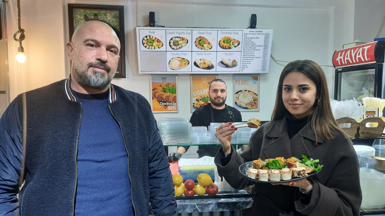 Çiğ köfte sektöründe yeni trendler bitmiyor: Suşi çiğköfteden sonra şimdi de doritoslu geldi