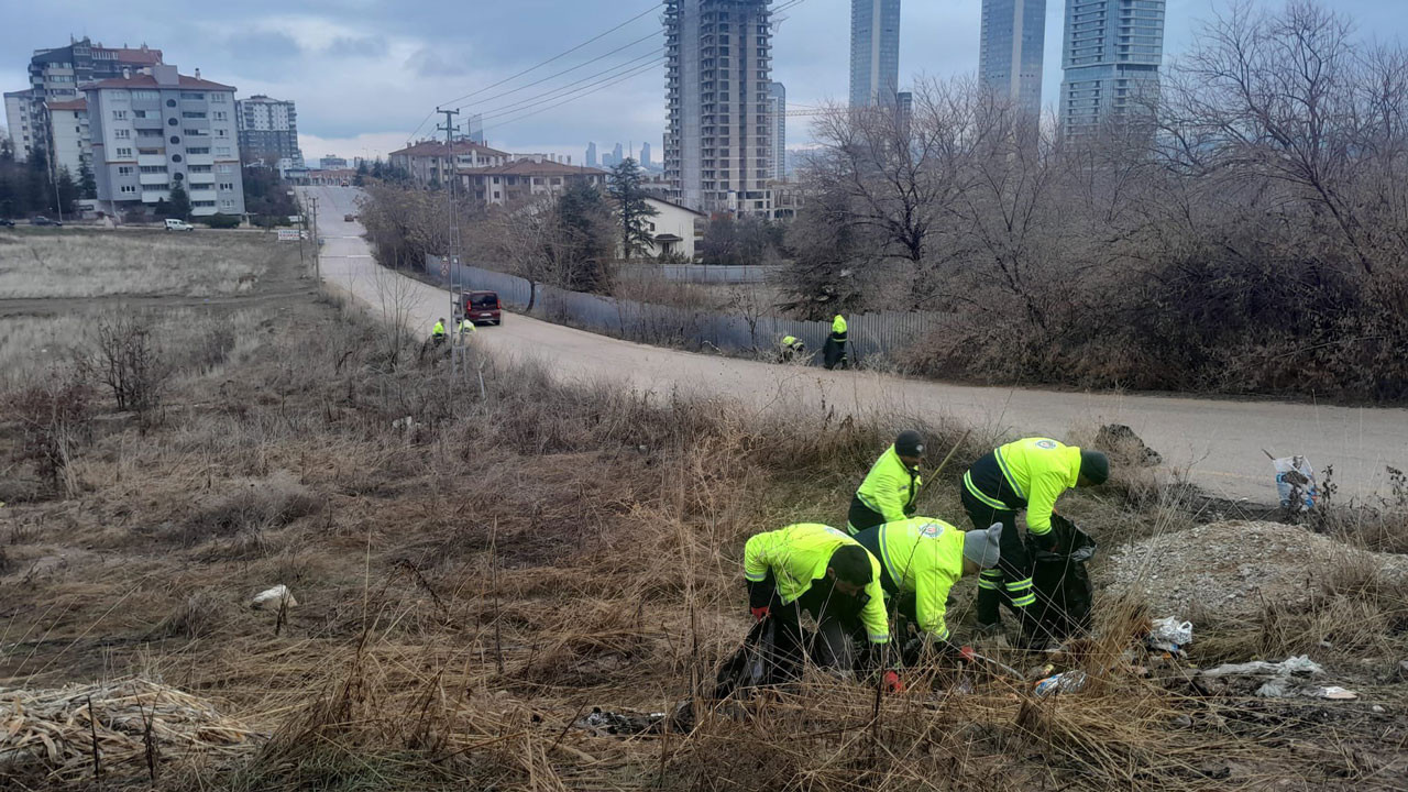 Etimesgut'ta temizlik çalışmaları aralıksız sürüyor!