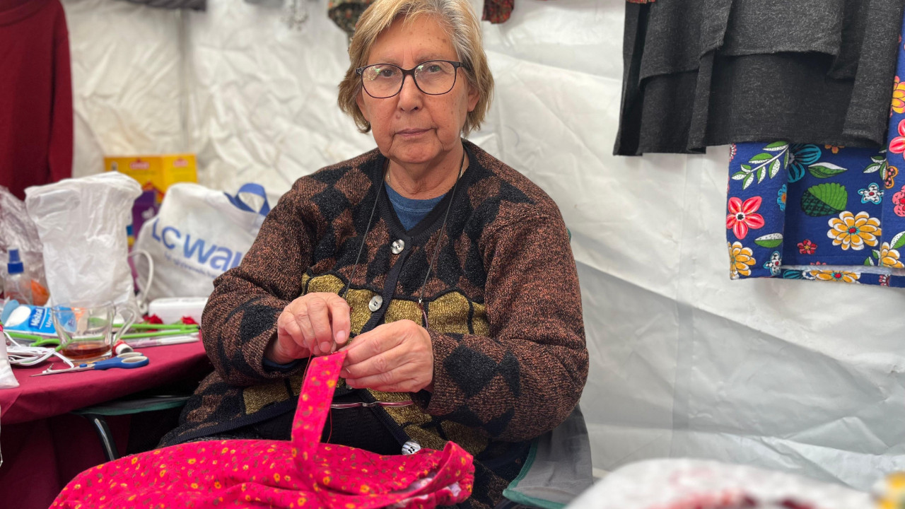 Ankara'da el sanatlarını yaşatan 73 yaşındaki Handan Ceyhan'ın büyük azmi