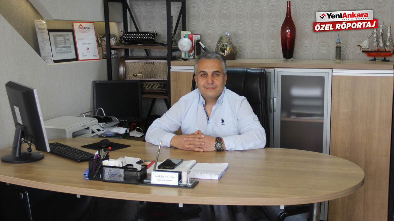 Ankara’da emlakçılık yapan Gökhan Cebe: Alım satımda durgunluk yaşanıyor