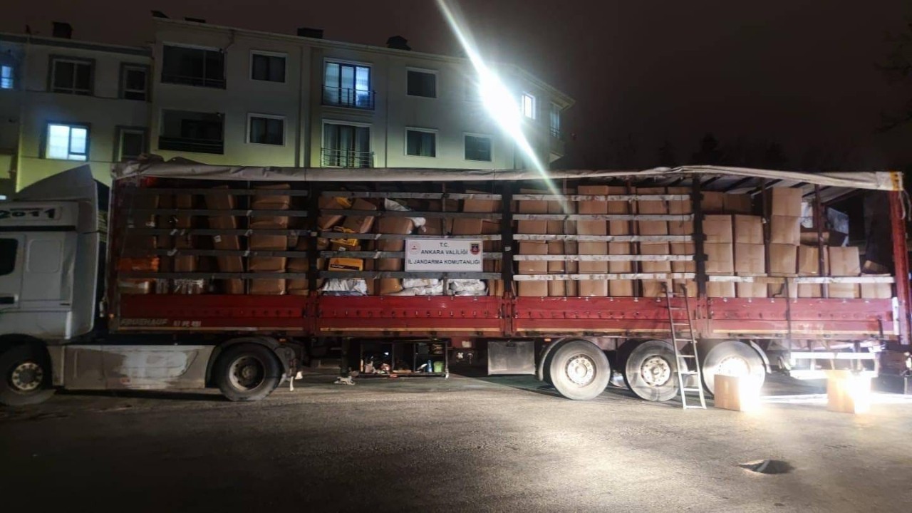 Ankara'da 6 Milyon 876 bin TL değerinde kaçak ürün ele geçirildi