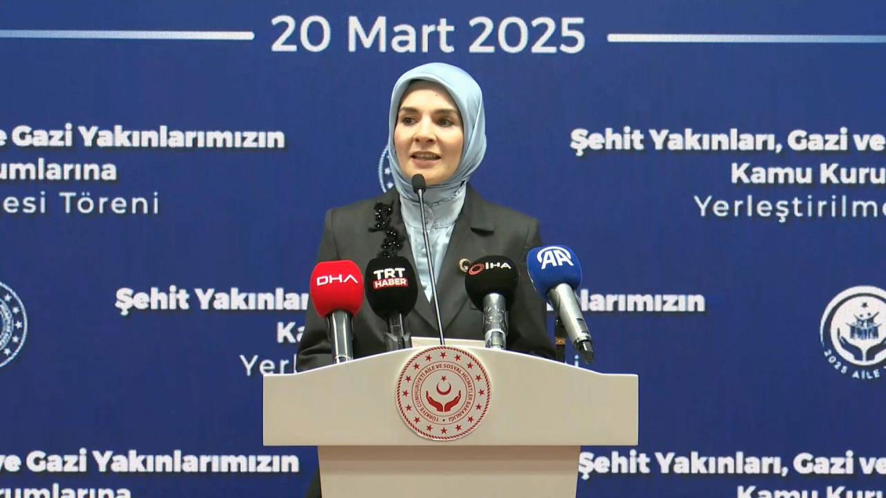 Ankara’da 687 şehit yakını, gazi ve gazi yakınının ataması yapıldı