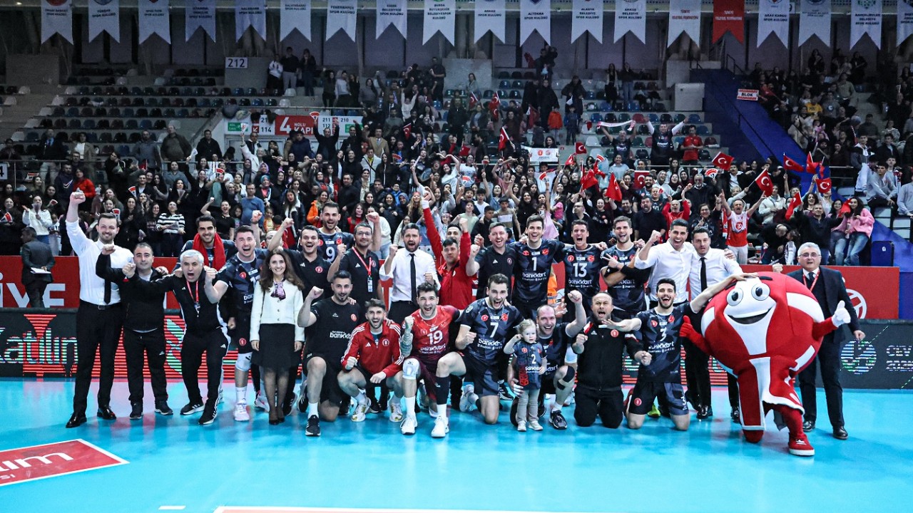 Ziraat Bankkart, CEV Kupası'nda adını finale yazdırdı!