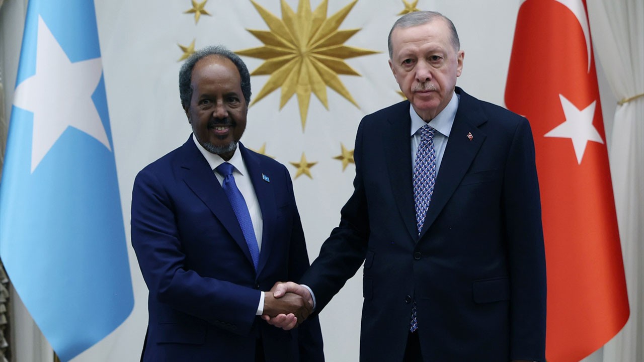 Erdoğan, Somali Cumhurbaşkanı Mahmud ile görüştü