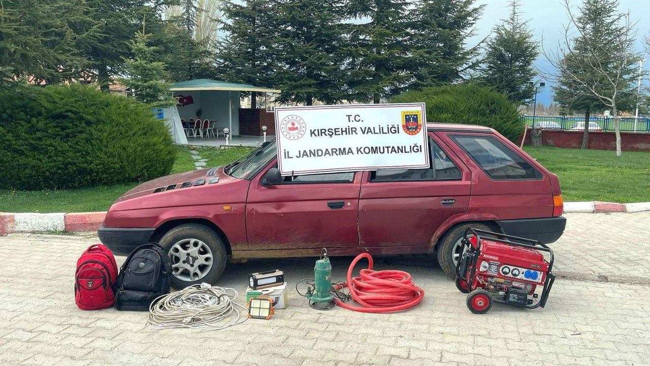 Kırşehir’de kaçak kazı yapan 7 kişi suçüstü yakalandı