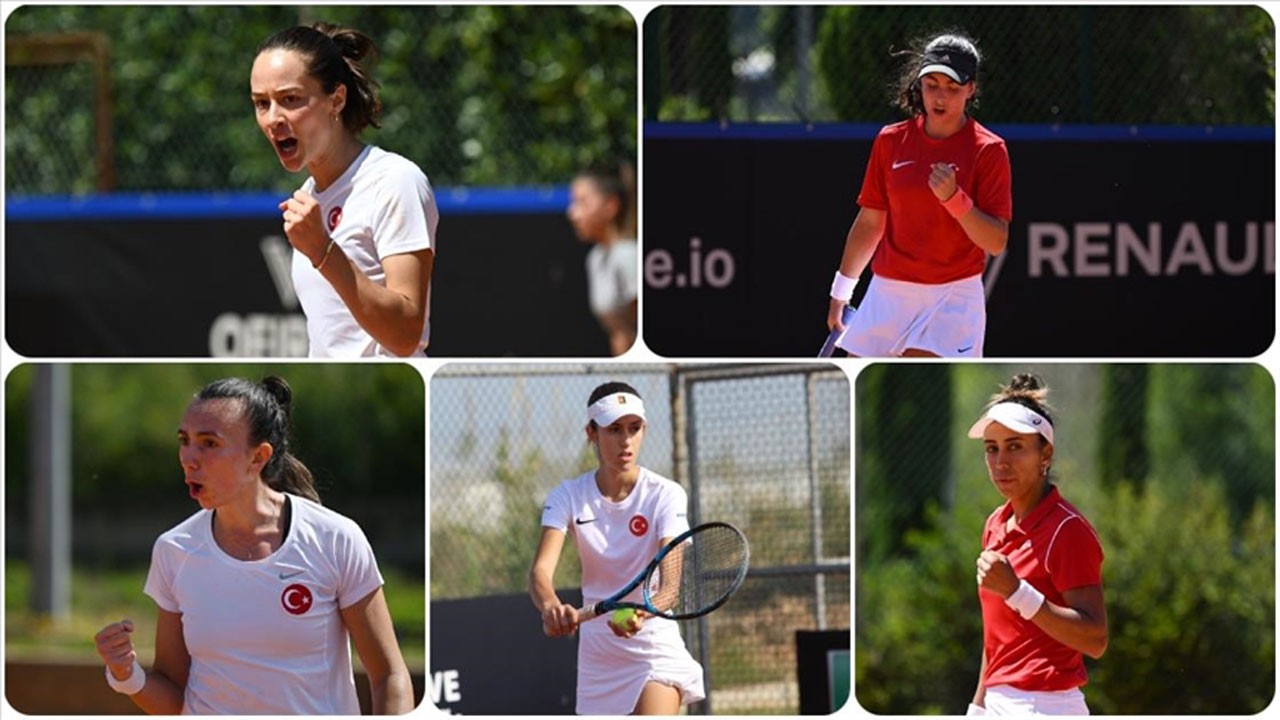 A Milli Kadın Tenis Takımı korta çıkıyor