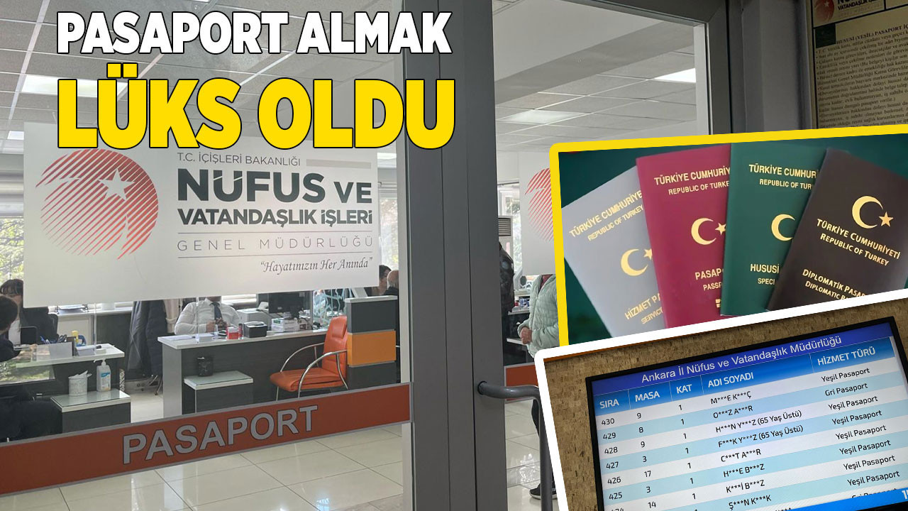 Pasaport sahibi olmak da lüks hale geldi
