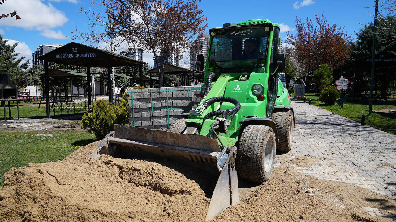 Kartaltepe Mesire Alanı’nda yaz hazırlıkları tam gaz devam ediyor