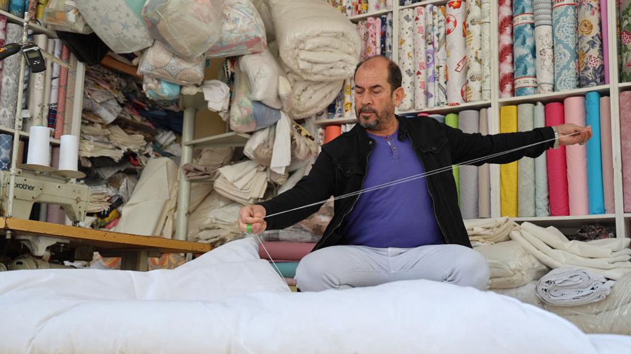 Yorgan işçiliği makineye direnemedi