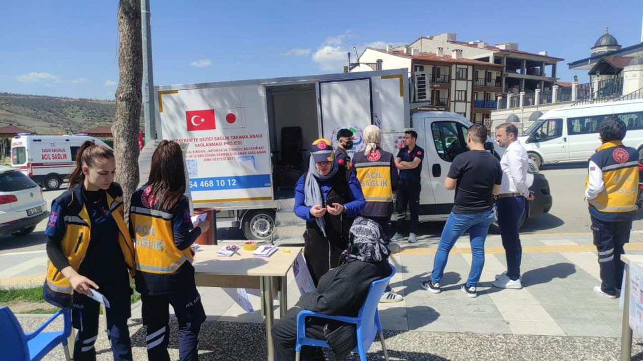 Çekerek’te vatandaşlar sağlık taramasından geçti