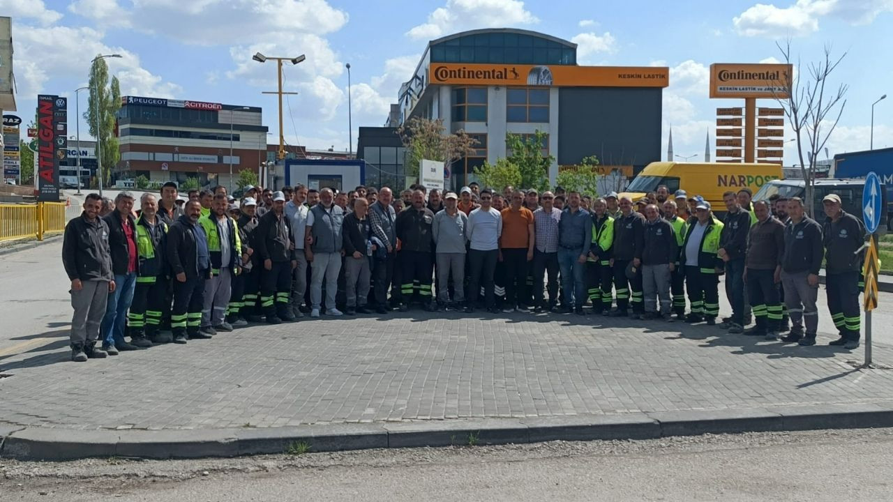 Etimesgut'ta Şaşmaz Oto Sanayi Sitesinde ekiplerden kapsamlı temizlik