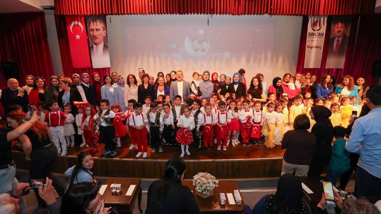 Sincan Belediyesi kreşlerinde 23 Nisan coşkusu