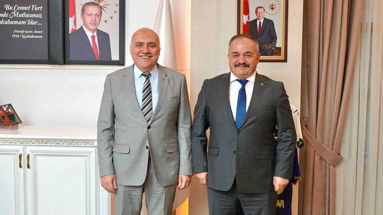 Kızılcahamam Belediye Başkanı Süleyman Acar, Hasan Nuri Akça’yı ağırladı