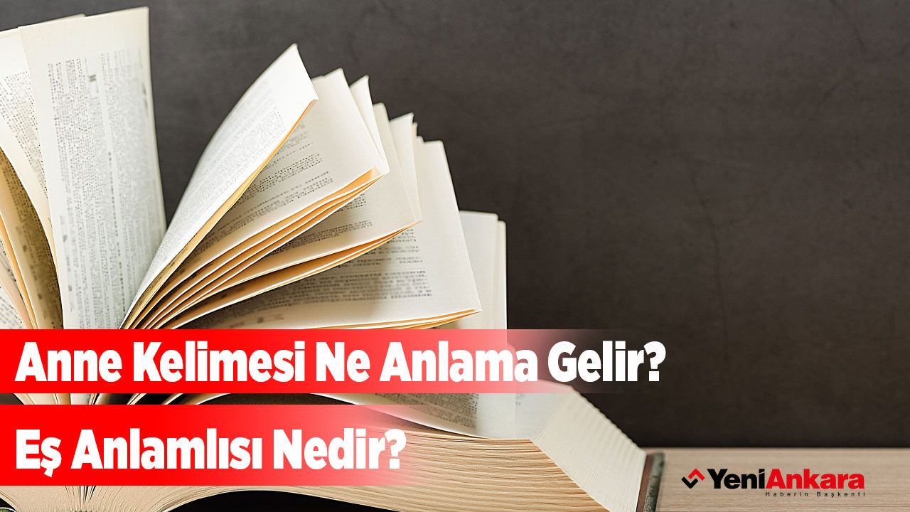 Anne Kelimesi Ne Anlama Gelir? Eş Anlamlısı Nedir?
