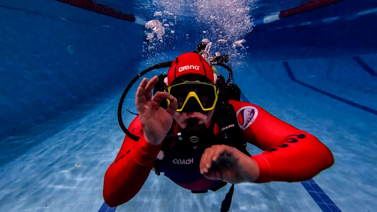 Etimesgut Belediyesi dalış eğitimleri yoğun ilgi görüyor