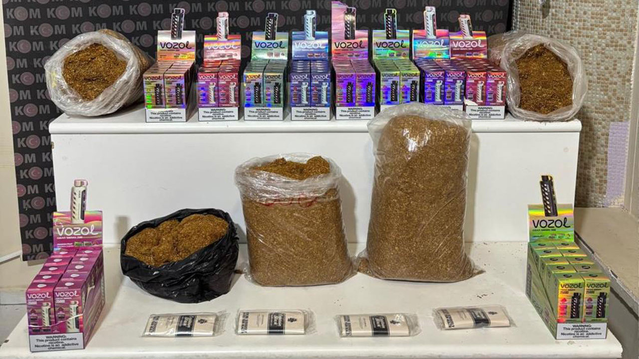 Kırıkkale'de kaçak ürün taciri 2 şüpheli suçüstü yakalandı