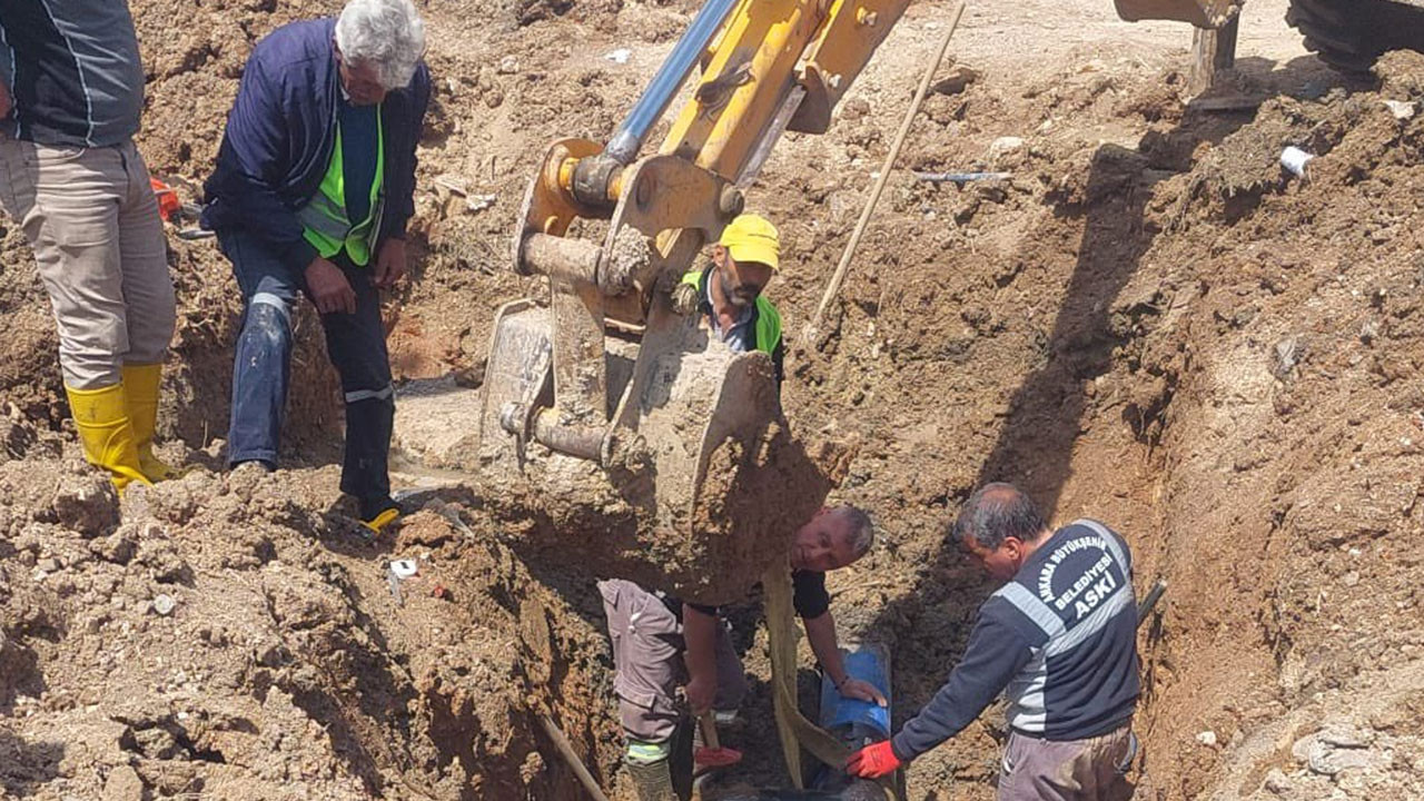 ASKİ’den Haymana’ya yeni su hattı yatırımı