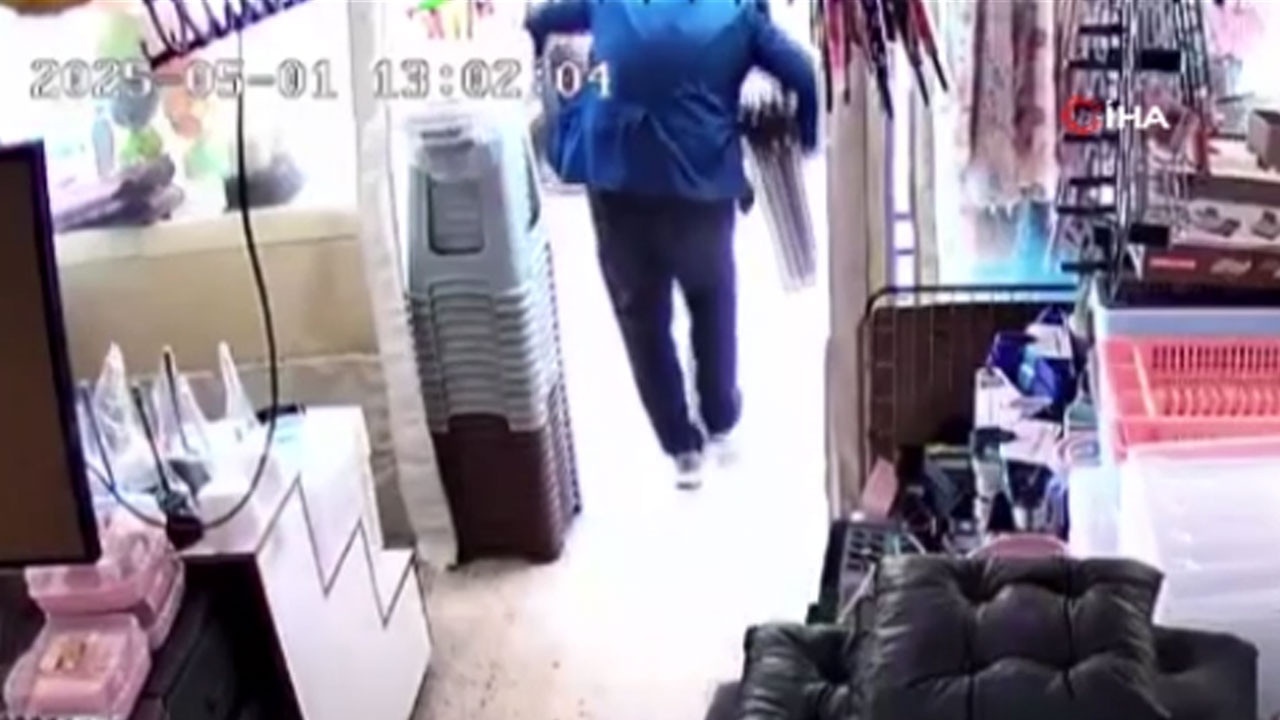 Keçiören'de soğukkanlı hırsızlık! Ne araca ihtiyaç duydu ne koşmaya...