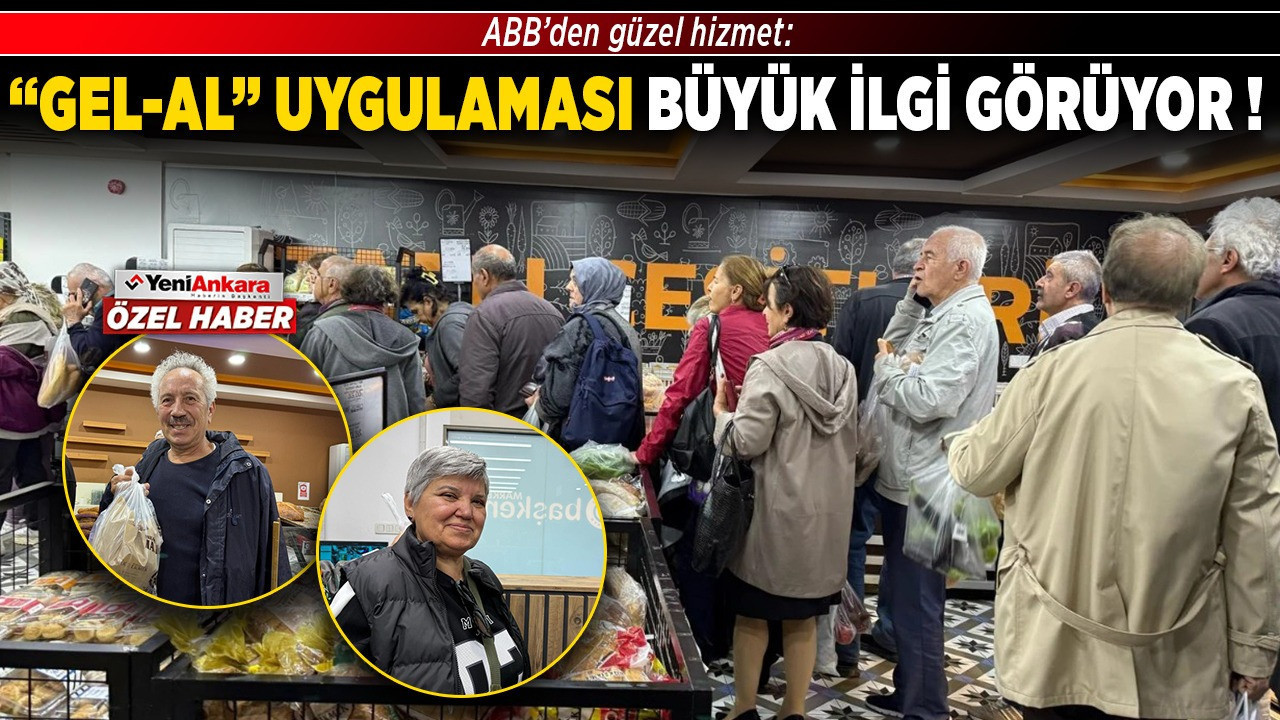ABB'den güzel hizmet: "Gel- Al" uygulaması büyük ilgi görüyor