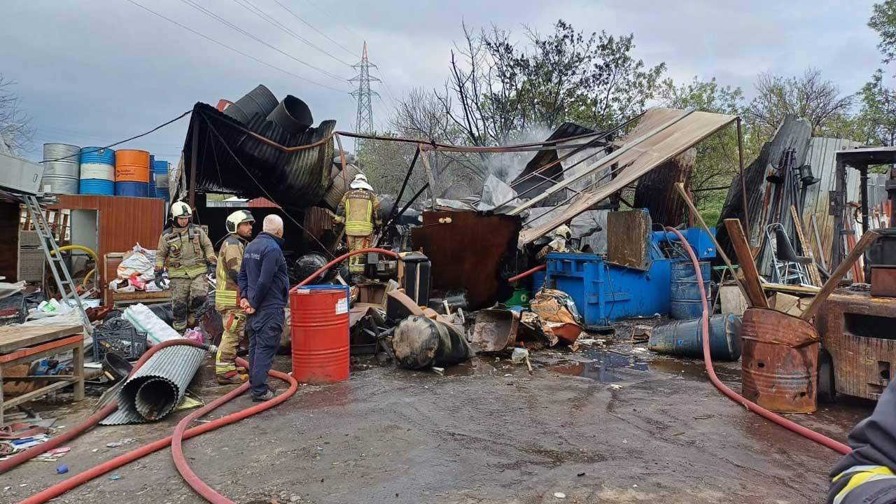 Ankara Gölbaşı’nda korkutan yangın