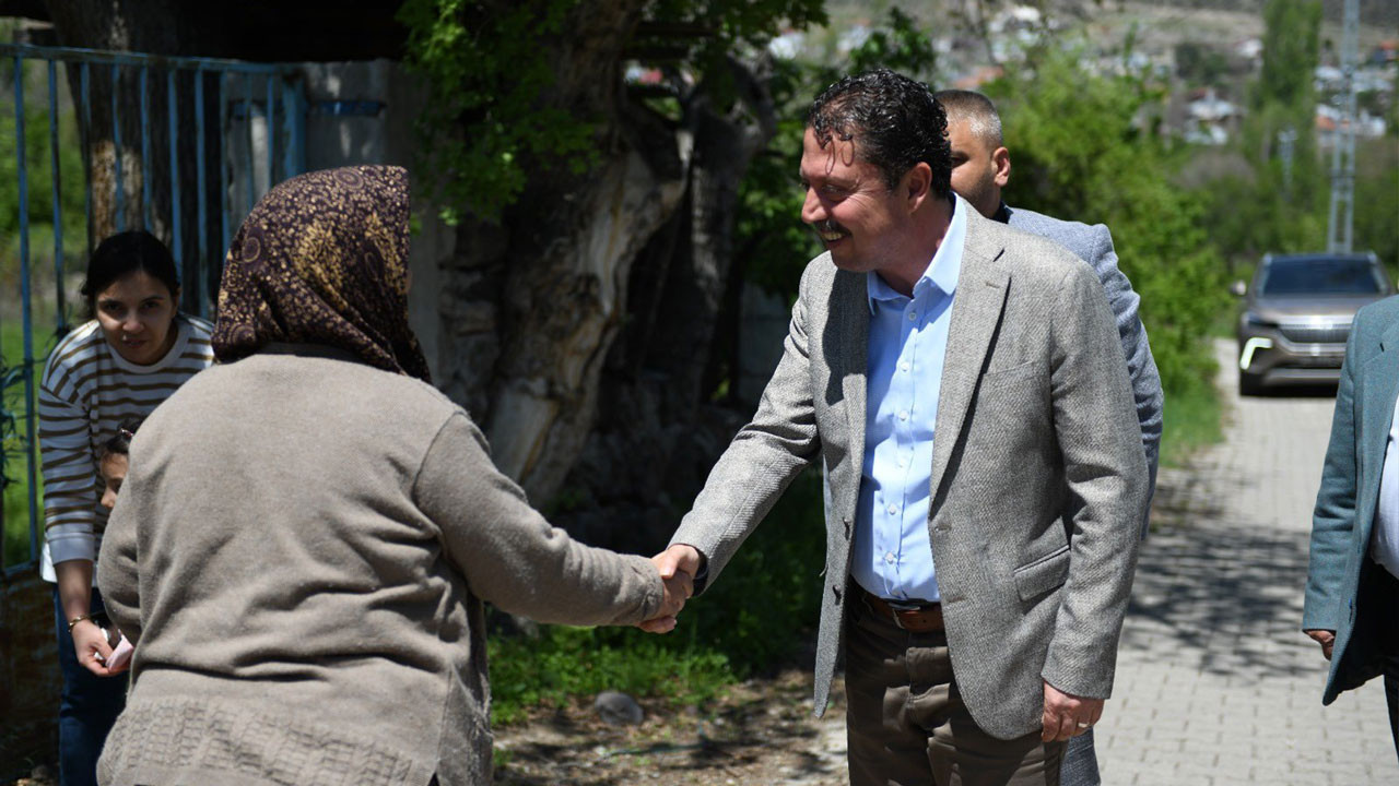 Beypazarı Belediye Başkanı Özer Kasap, yağmur duasına katıldı