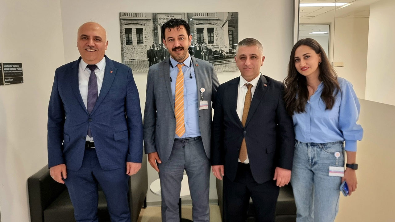 Kızılcahamam Belediye Başkanı Acar'dan Prof. Dr. Levent Öztürk’e hayırlı olsun ziyareti