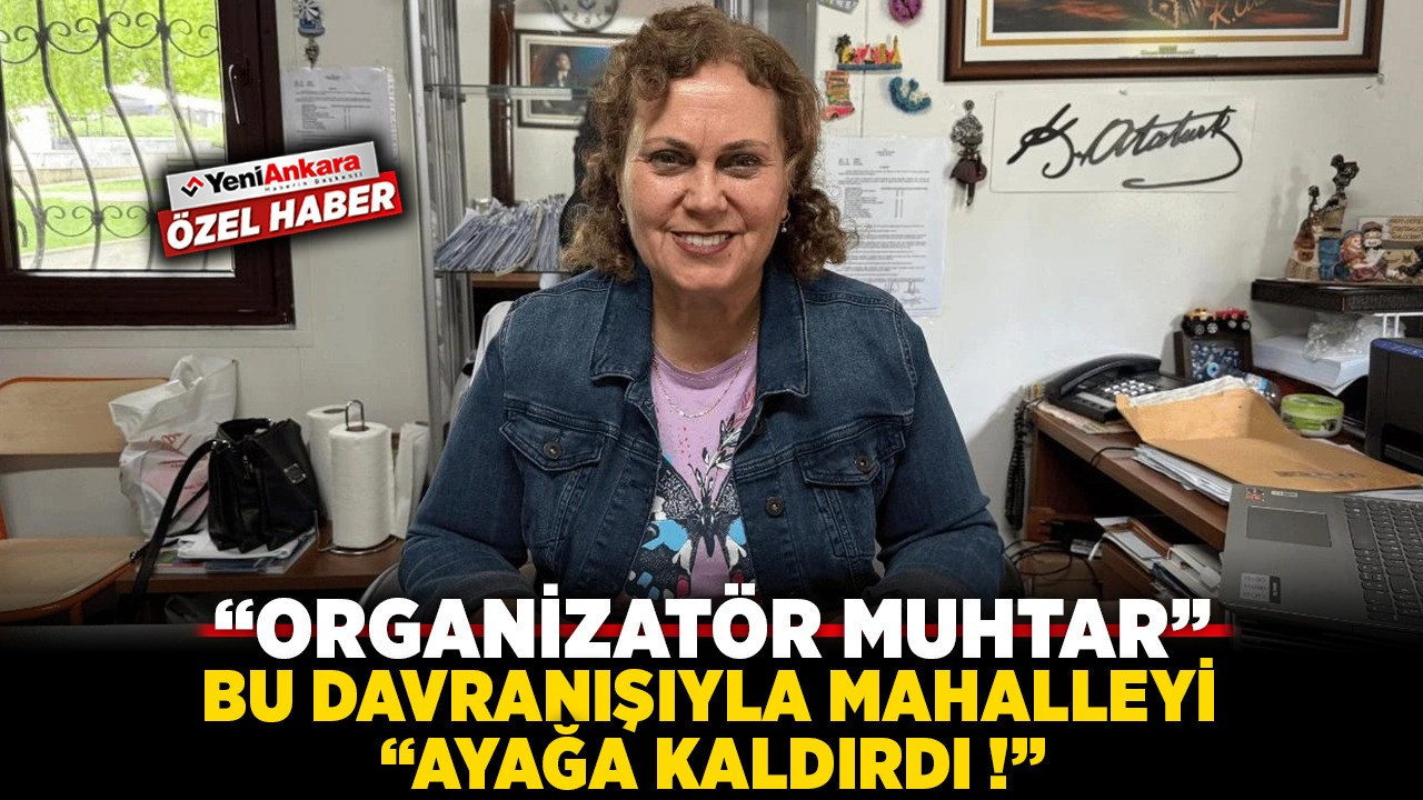 Etimesgut'taki "Organizatör Muhtar" veren el ile alan el arasında köprü oluyor