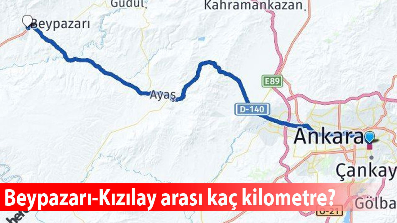 Beypazarı-Kızılay arası kaç kilometre, ulaşım nasıl sağlanır, özel araçla ne kadar yakıt tüketir?