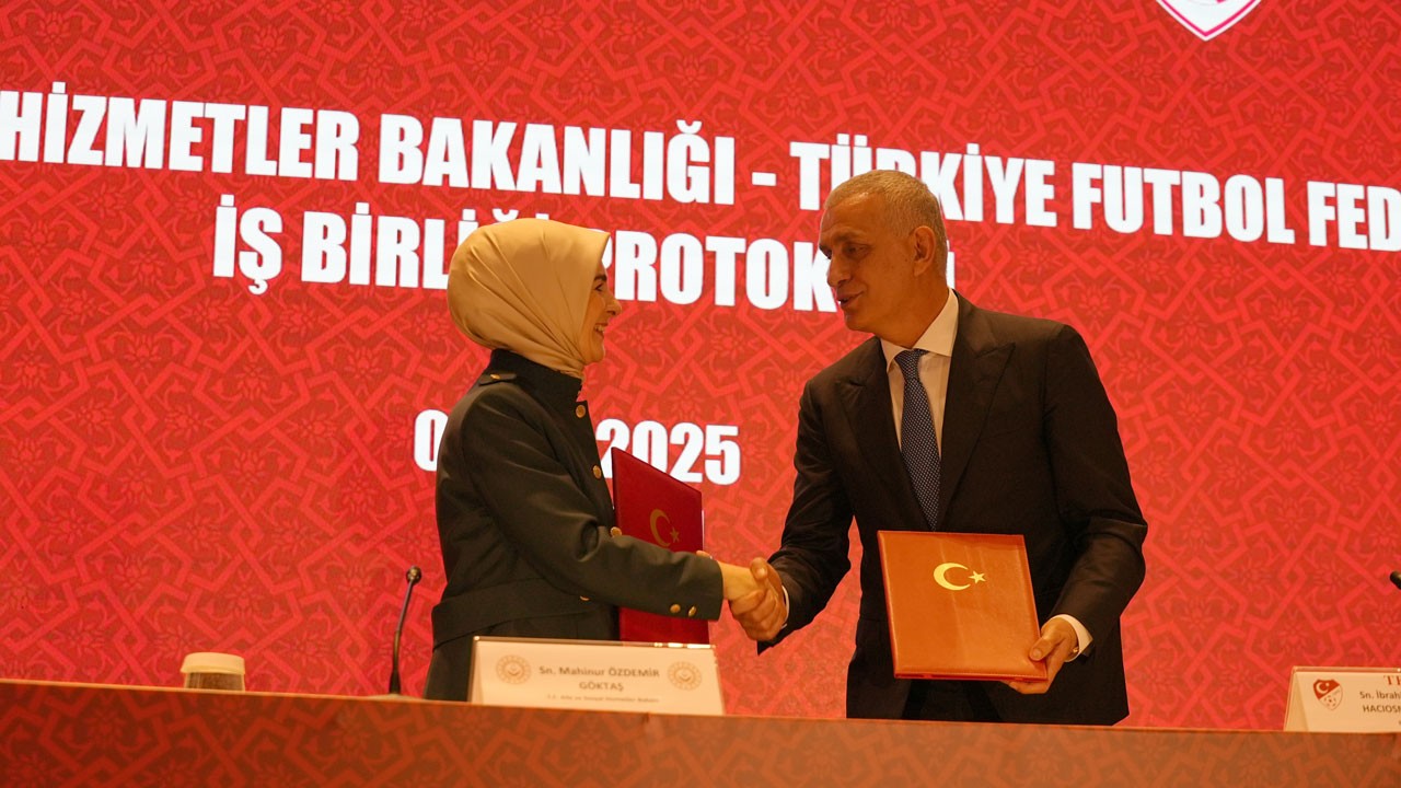 Aile ve Sosyal Hizmetler Bakanlığı ile TFF arasında iş birliği protokolü imzalandı