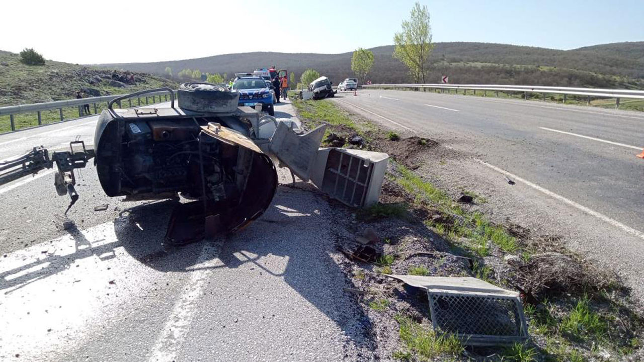 Yozgat’ta minibüsün takla attığı kazada 1 kişi hayatını kaybetti