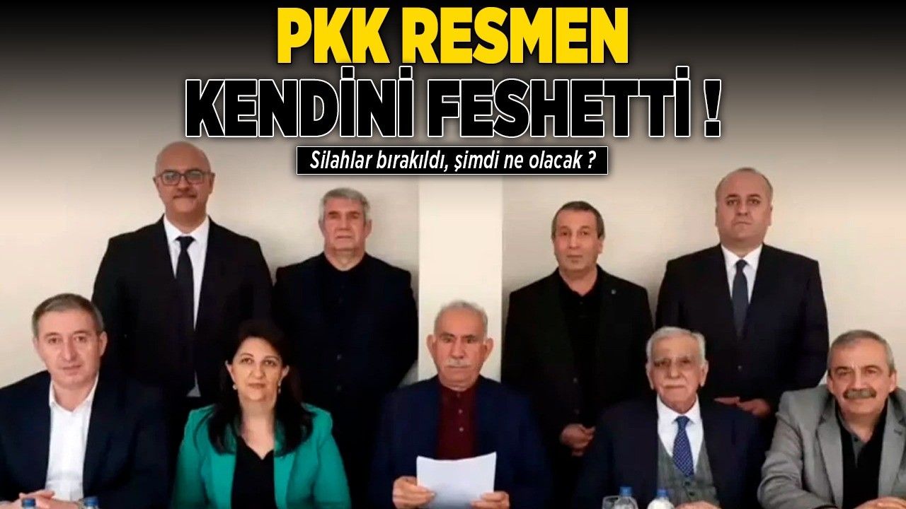 PKK resmen kendini feshetti! Silahlar bırakıldı, şimdi ne olacak?