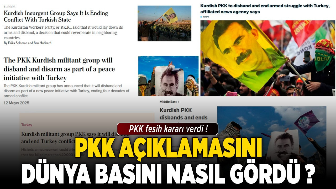 PKK açıklamasını dünya basını nasıl gördü?