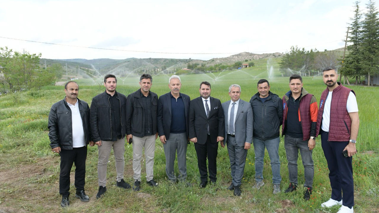 Kahramankazan’da Örencik Göleti Kapalı Sulama Sistemi hizmete açıldı