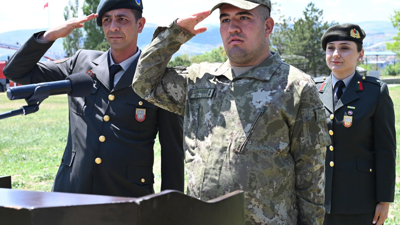 Kırıkkale'de engelliler bir günlük askerlik sevinci yaşadı