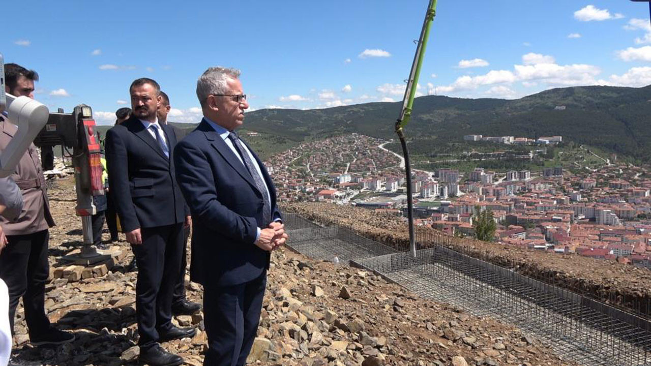 Yozgat Nohutlu Tepe’de bungalov otelin temel hazırlıkları başladı