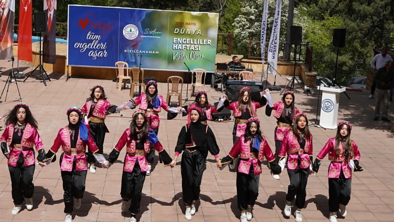 Kızılcahamam Belediyesinden farkındalık ve dayanışma dolu etkinlik