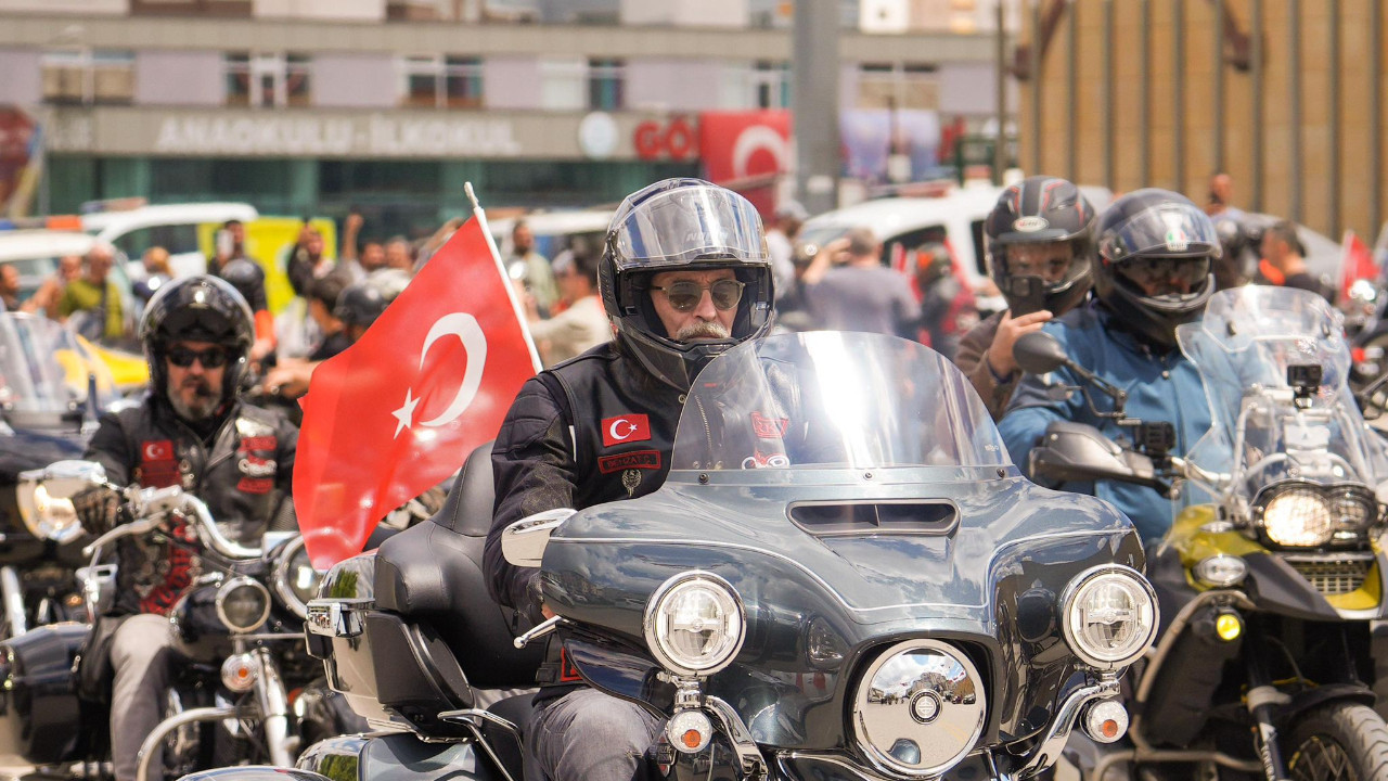 Etimesgut’ta 19 Mayıs’a özel motosiklet korteji düzenlendi